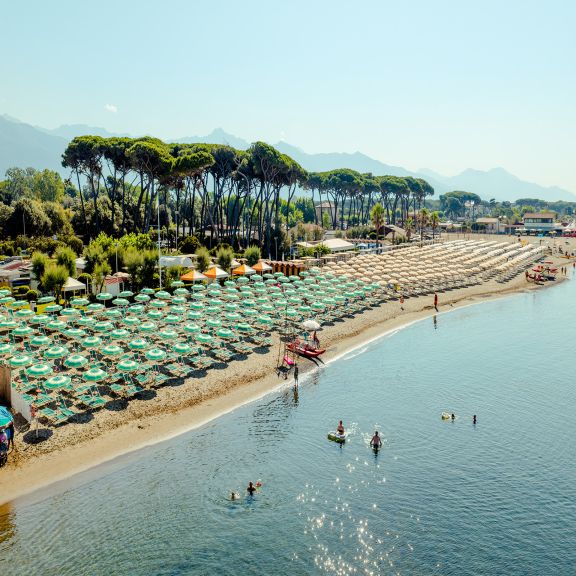 Spiaggia Convenzionata, Camping Oasi Marina di Massa